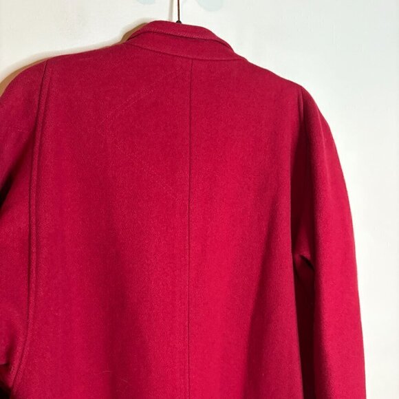 Vintage 100% Wool red duster coat - Picture 6 of 7